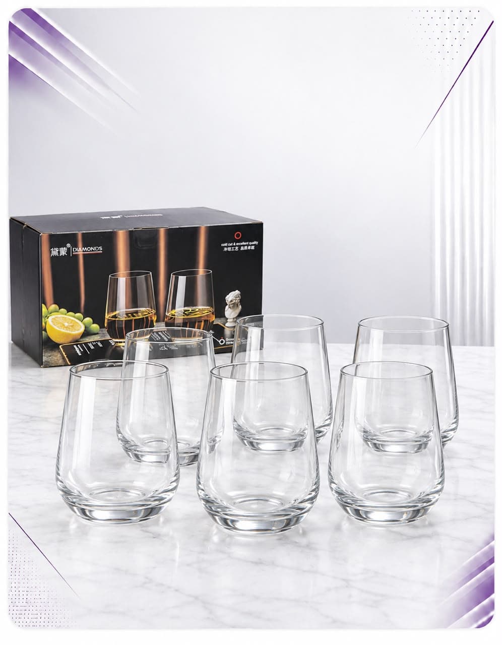 Set gotash për ujë Diamonds – 6/1