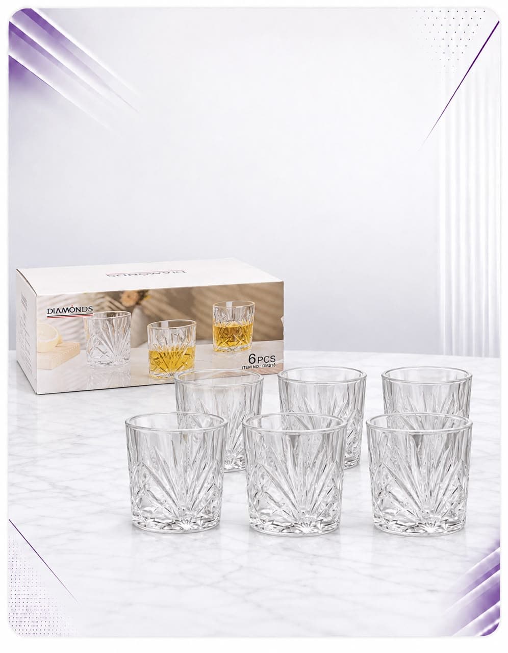 Set gotash për ujë Diamonds – 6/1