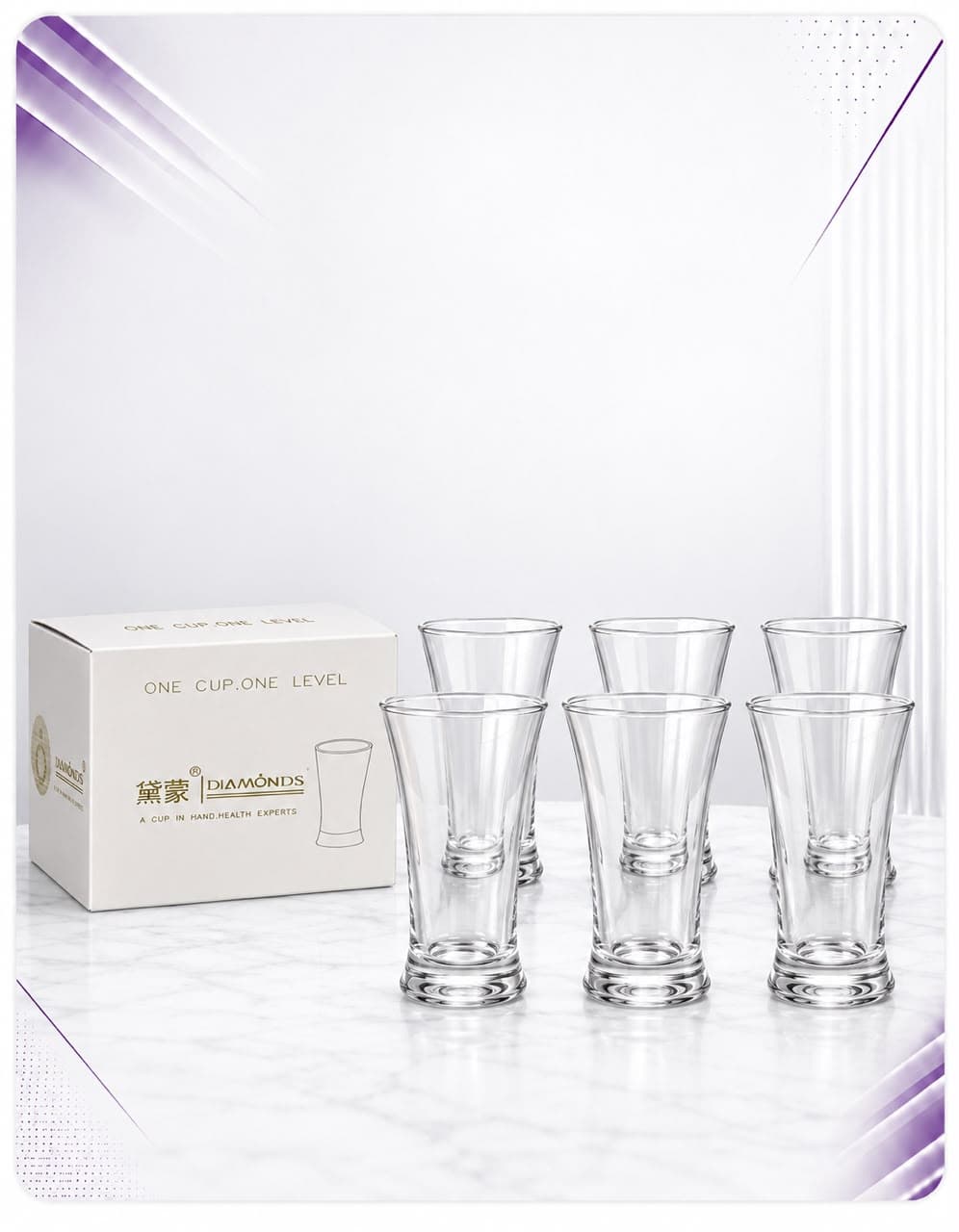 Set gotash të gjata Diamonds – 6/1