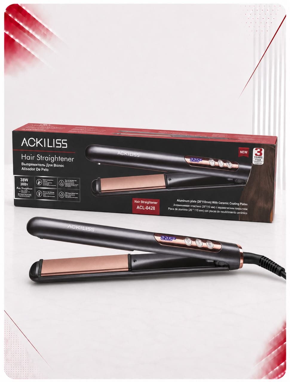 Drejtues Flokësh ACKILISS ACL-0428 – 38W