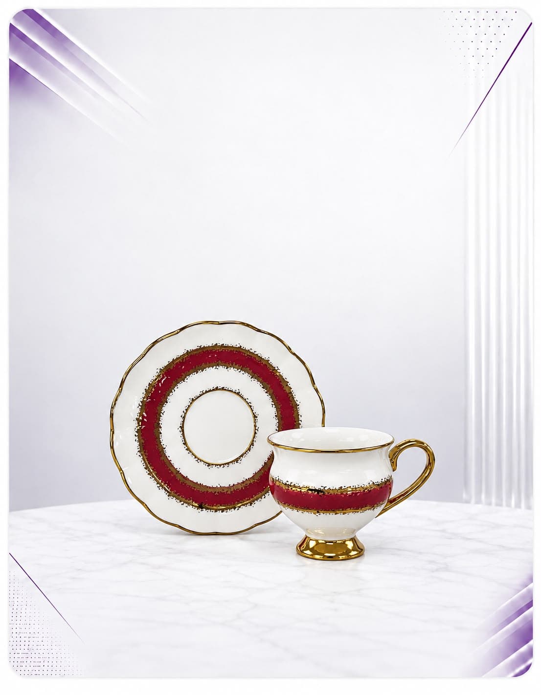 Set filxhanësh për kafe Elegant – 6/1